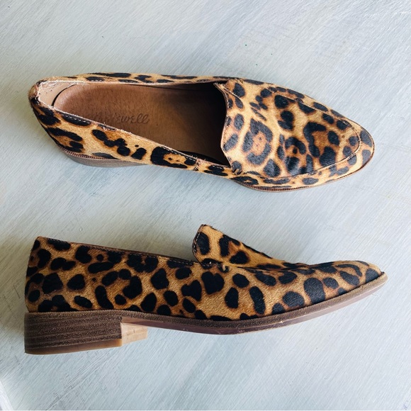 Madewell Shoes The Frances Loafer in Leopard Calf Hair 8.5 Hair On Hide EUC - Picture 5 of 10
